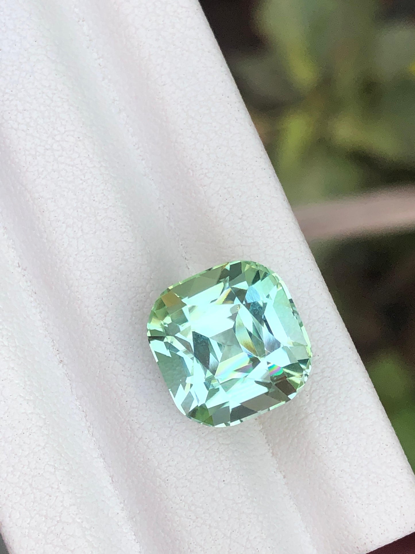 10.90 Carat Mint Green Tourmaline