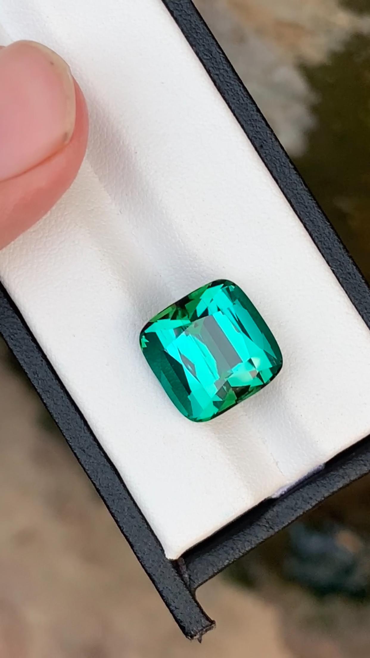 14.30 Carat Bluish-Green Tourmaline