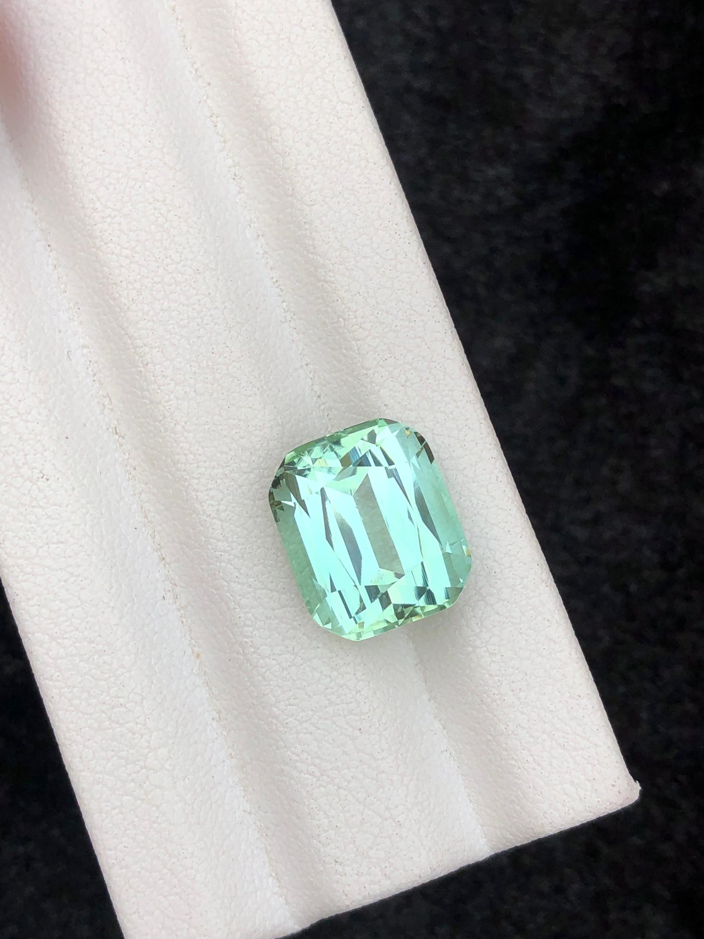 8.65 Carat Light Seafoam Tourmaline