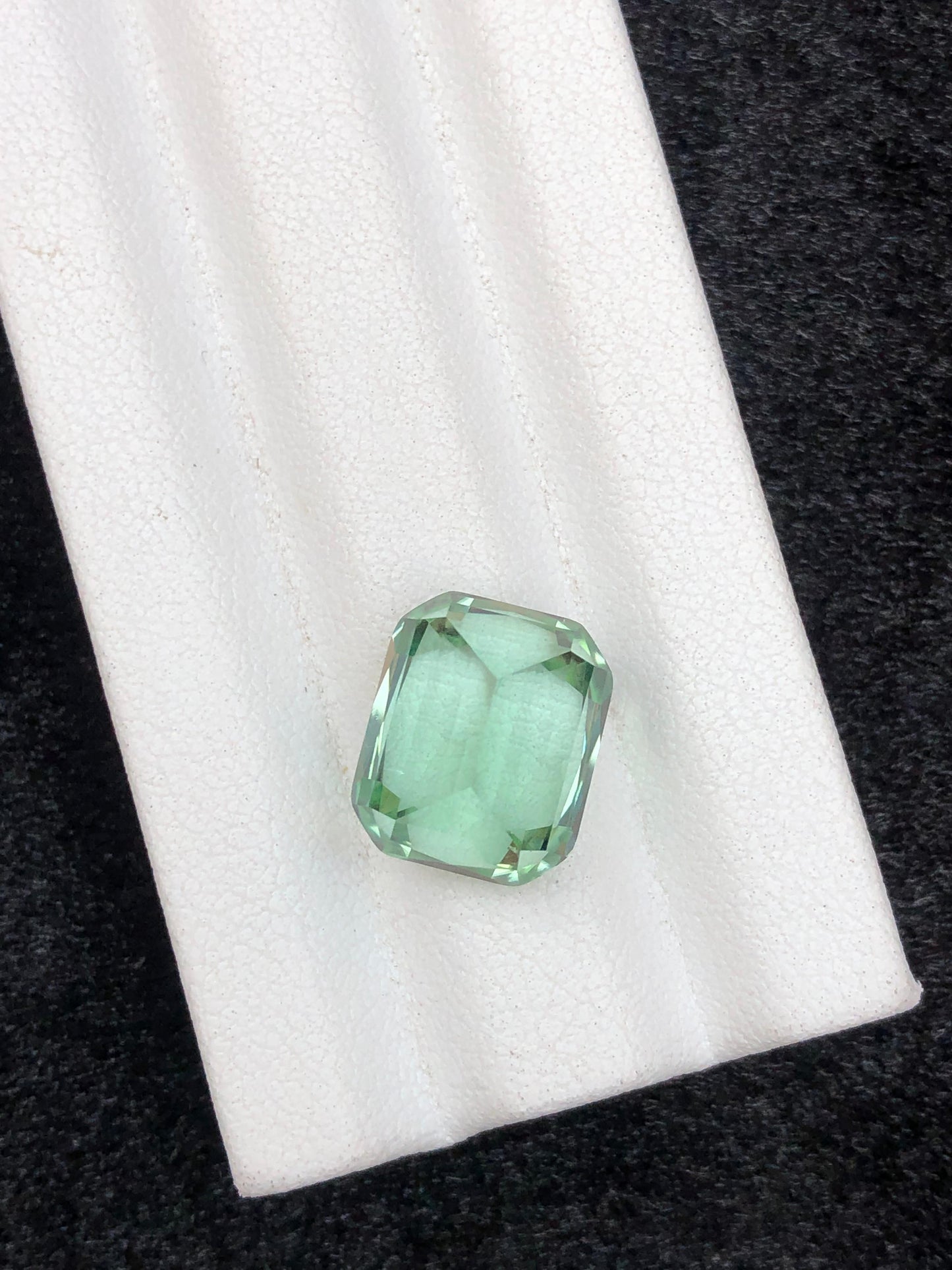 8.65 Carat Light Seafoam Tourmaline