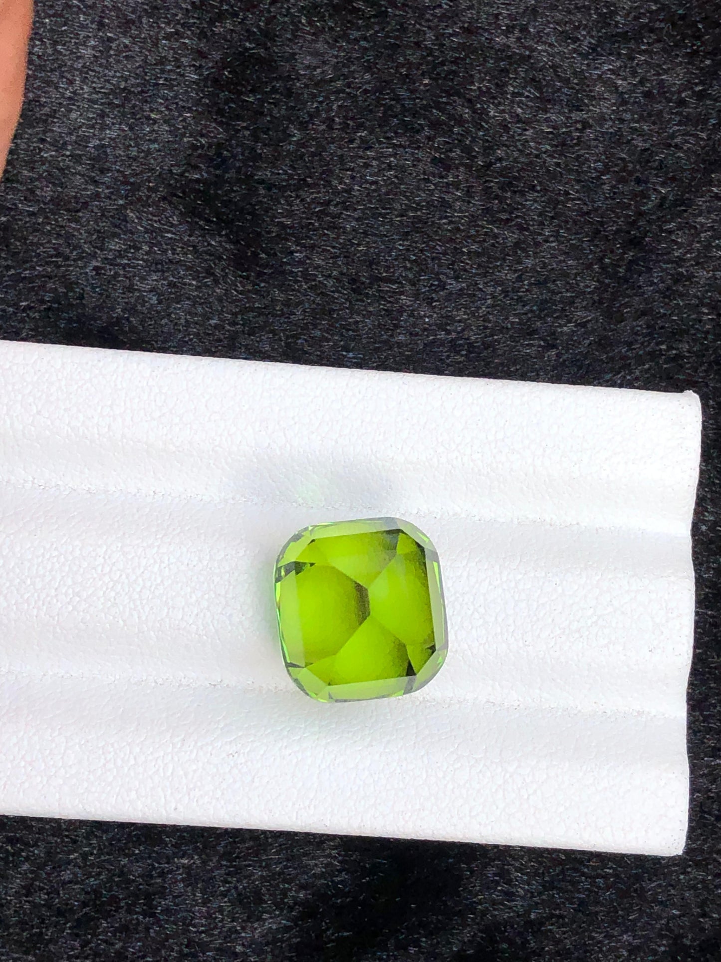 11.44 Carat Apple Green Tourmaline