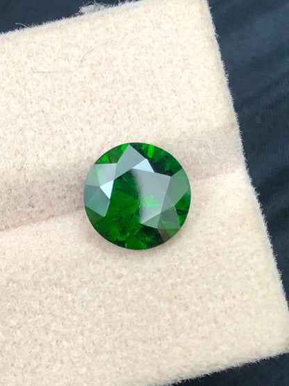 3 Carat Dark Green Demantoid Garnet
