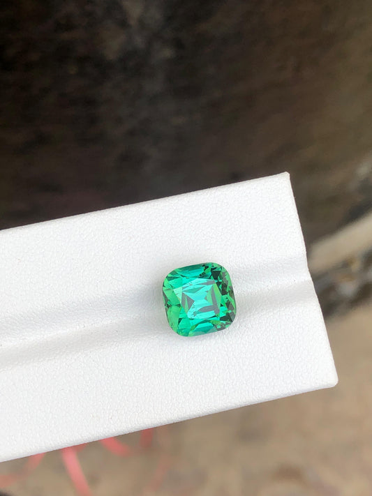A Rare Marvel: 7.10 Carat Bluish-Green Tourmaline