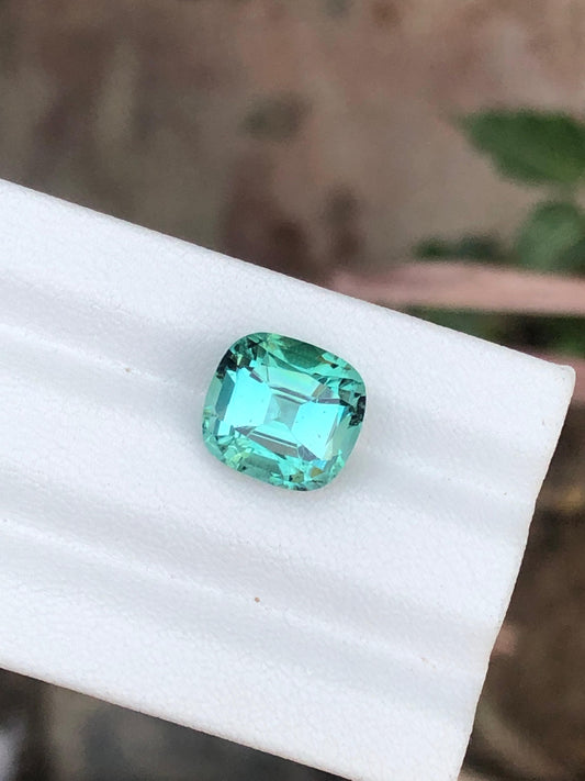 5.80 Carat Seafoam Blue Tourmaline