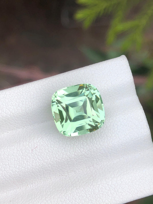8.60 Carat Mint Green Tourmaline