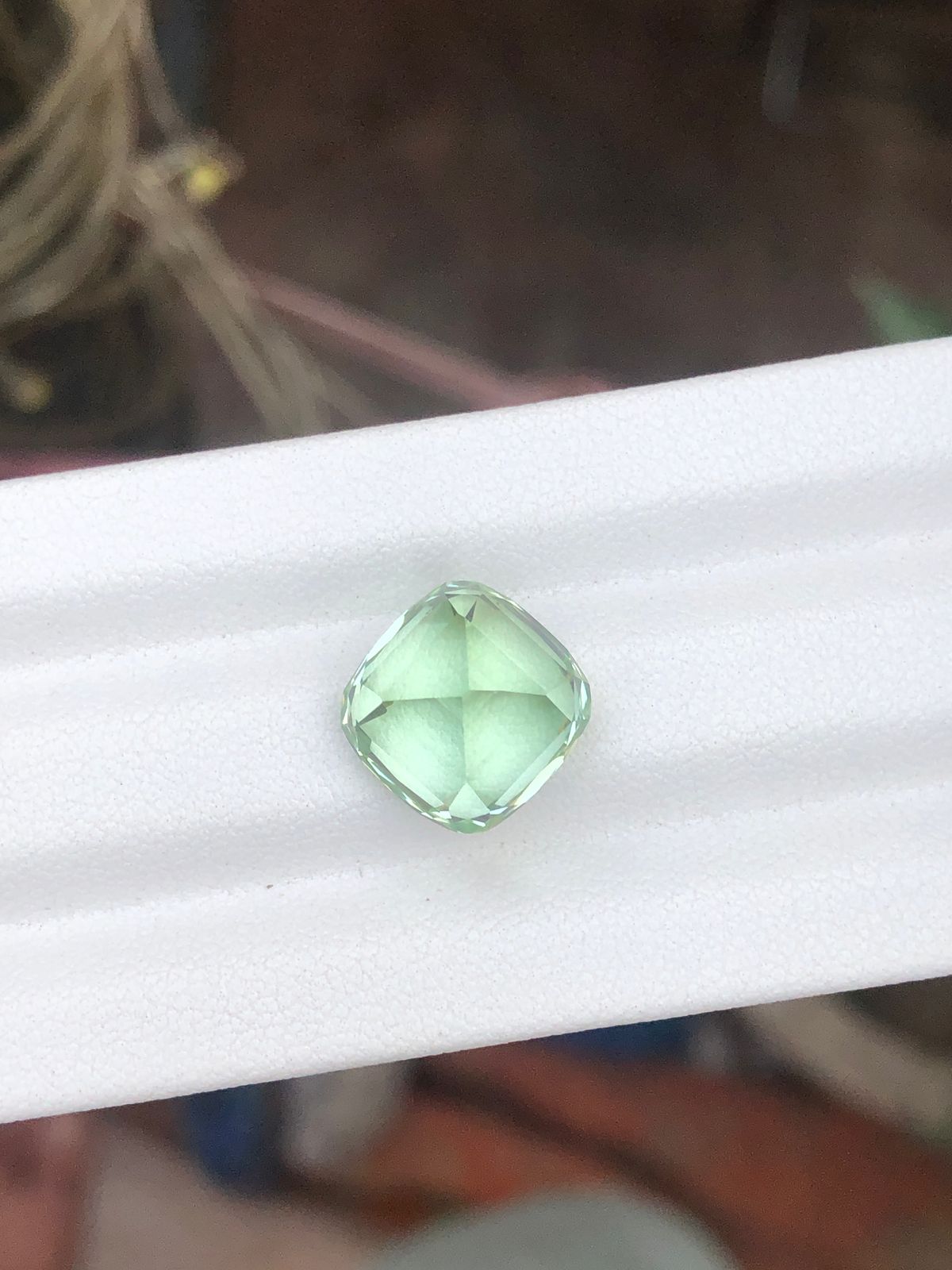 8.60 Carat Mint Green Tourmaline
