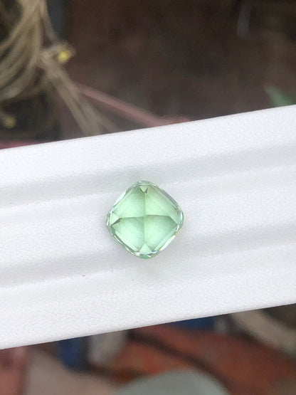 8.60 Carat Mint Green Tourmaline