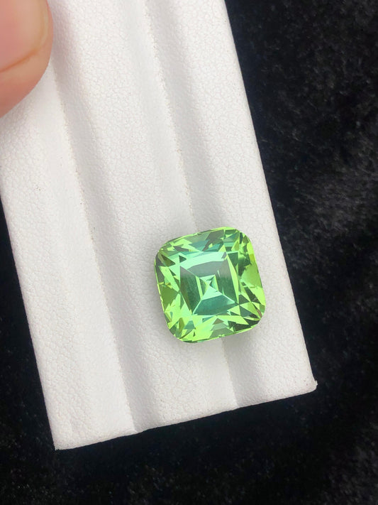 11.90 Carat Natural Green Tourmaline