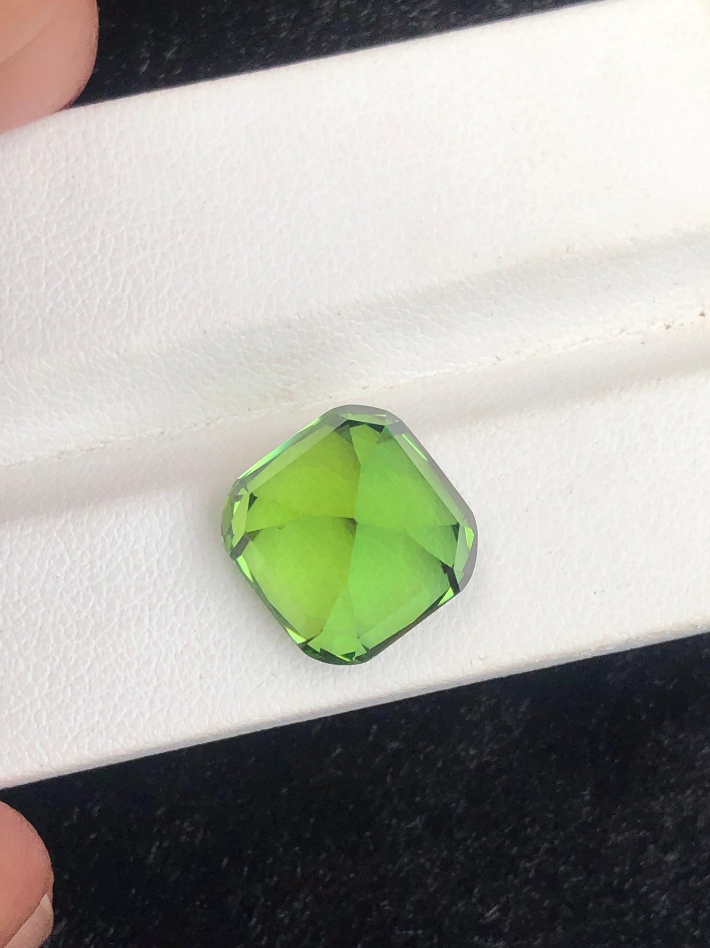 10.75 Carat Apple Green Tourmaline