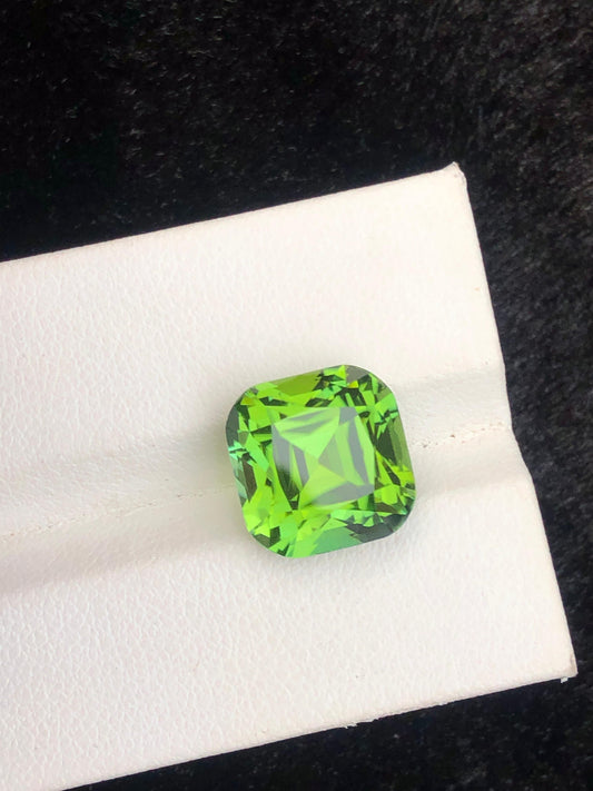 10.75 Carat Apple Green Tourmaline