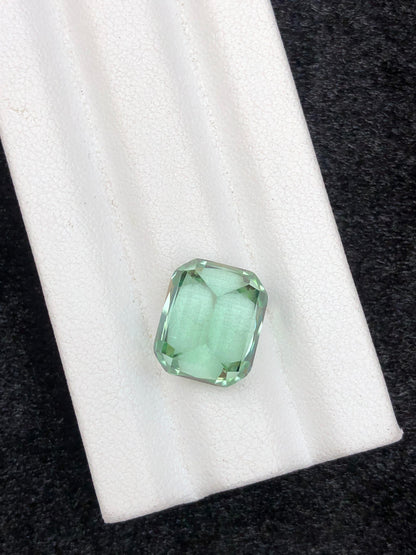 8.65 Carat Light Seafoam Tourmaline