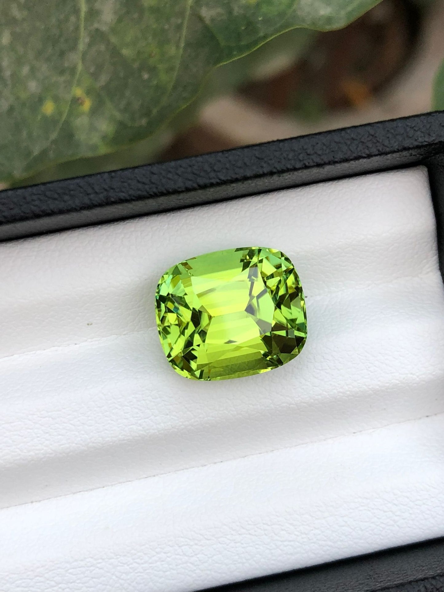 10.00 Carat Apple Green Tourmaline