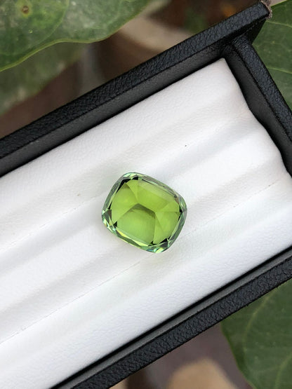 10.00 Carat Apple Green Tourmaline
