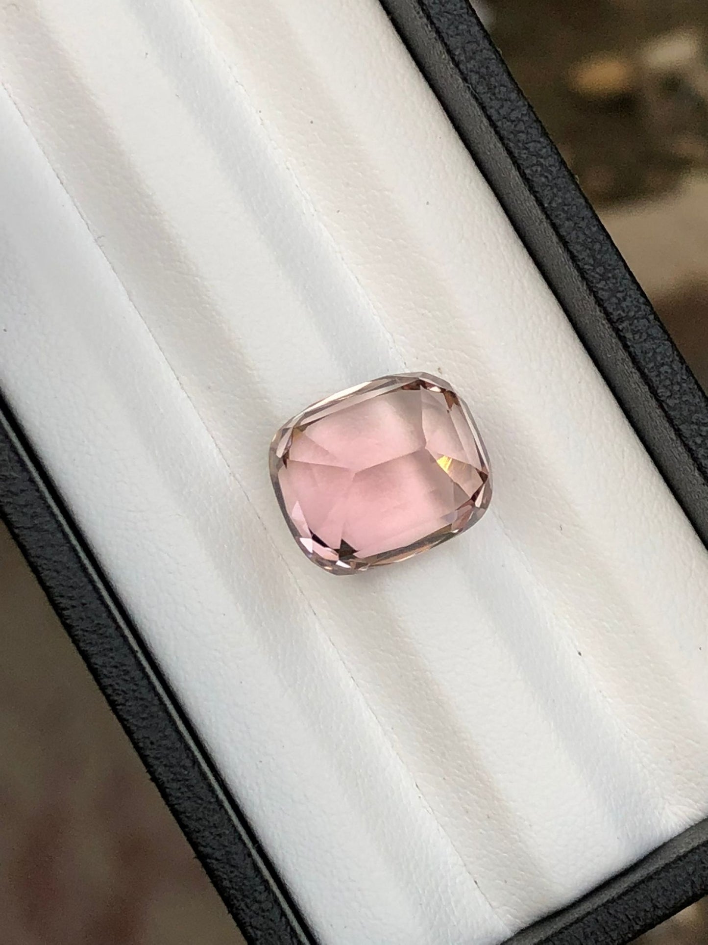 10.38 Carat Light Peach Tourmaline