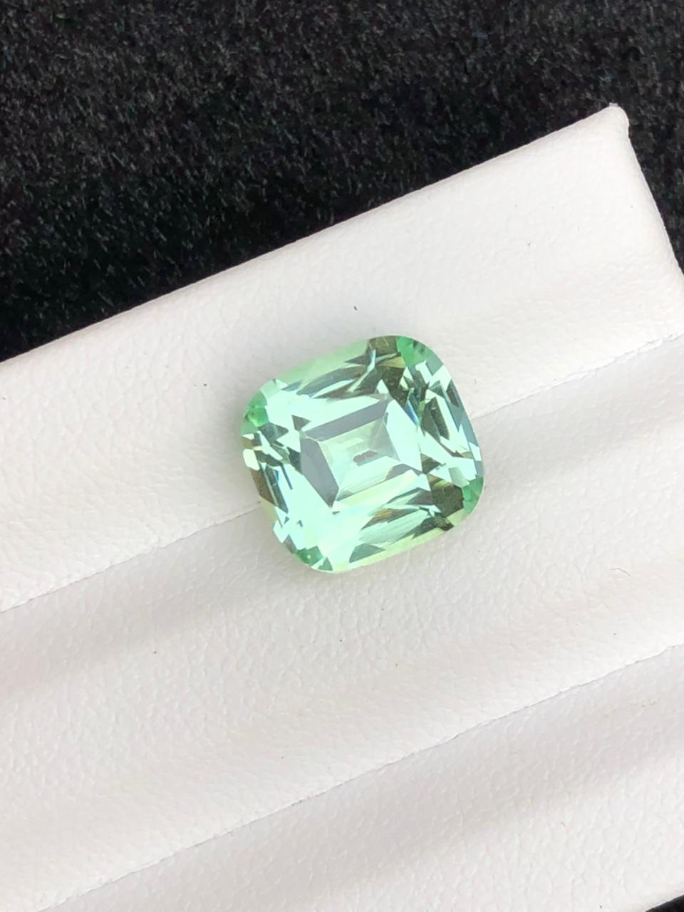 6.73 Carat Mint Seafoam Tourmaline