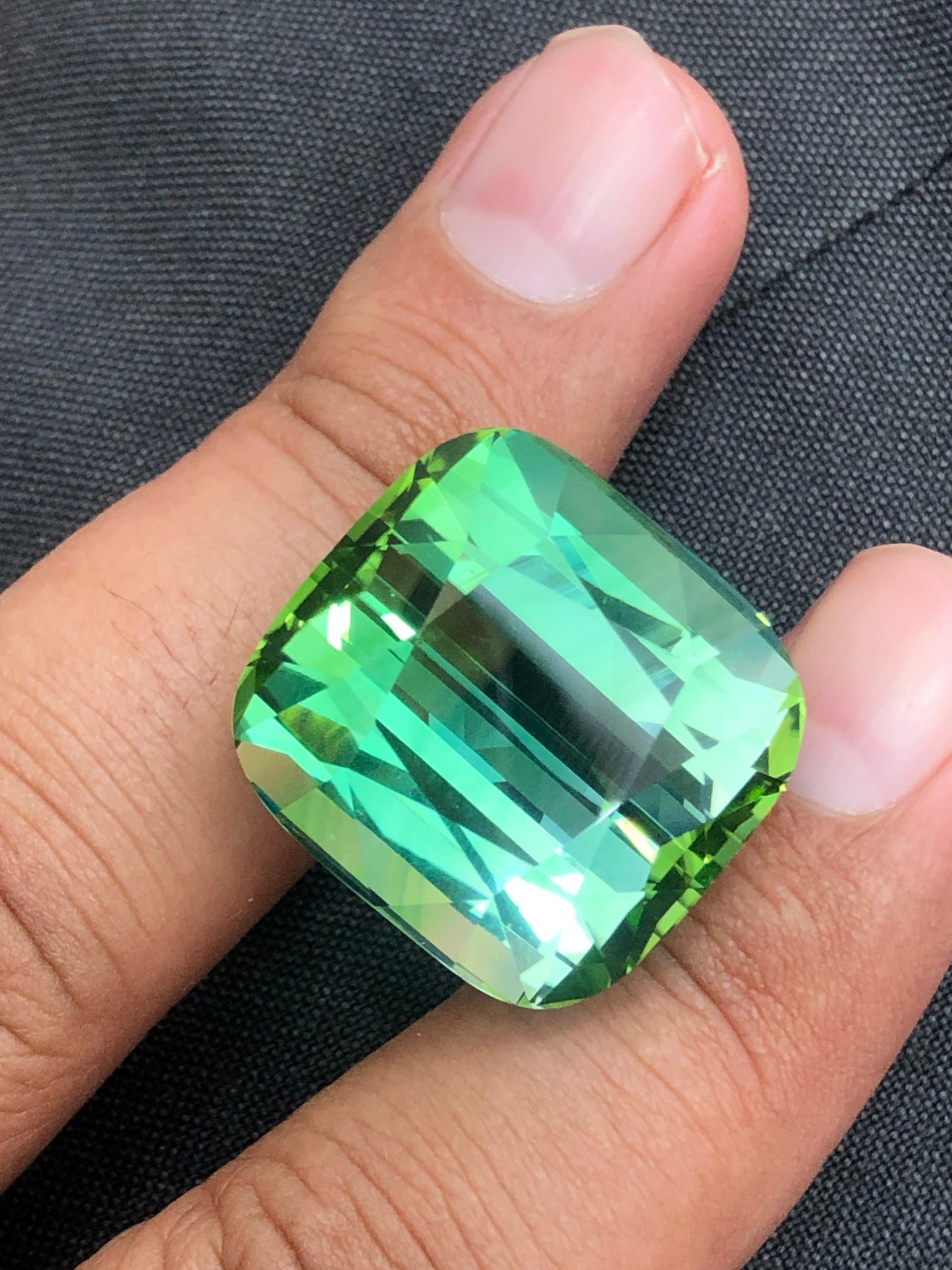 65.60 Carat Bluish-Green Tourmaline