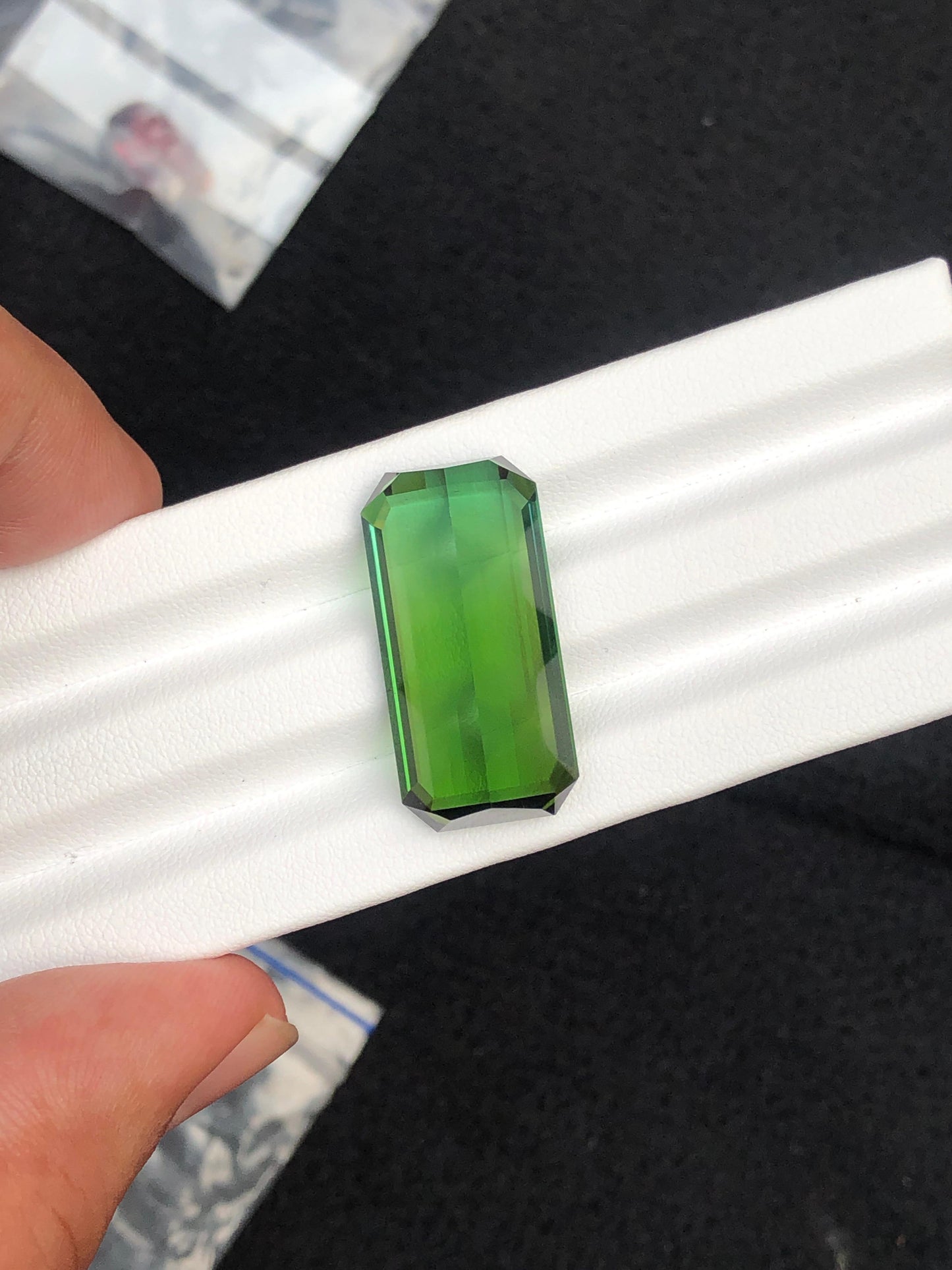 28.68 Carat Blue-Green Bicolour Tourmaline
