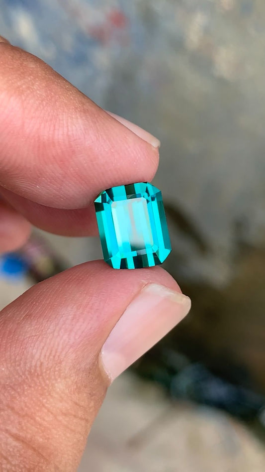 4.45 Carat Top Blue Tourmaline
