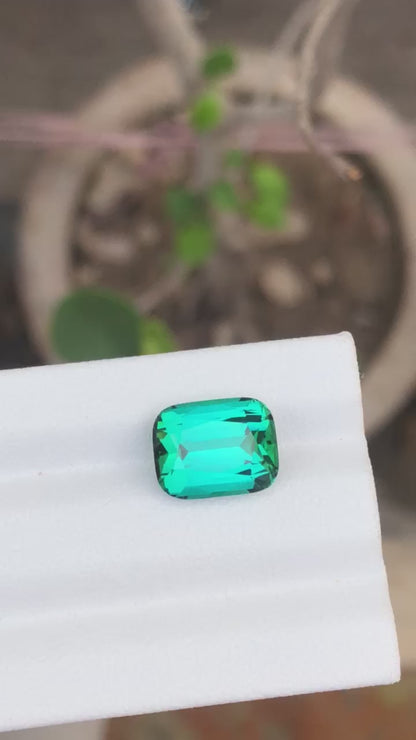 5.81 Carat Lagoon Tourmaline from Afghanistan
