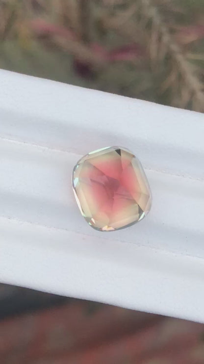 12.44 Carat Peach Tourmaline