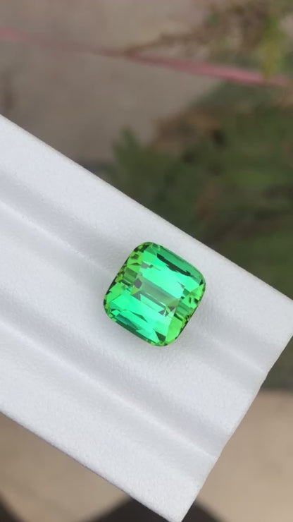 10.09 Carat Bluish-Green Tourmaline