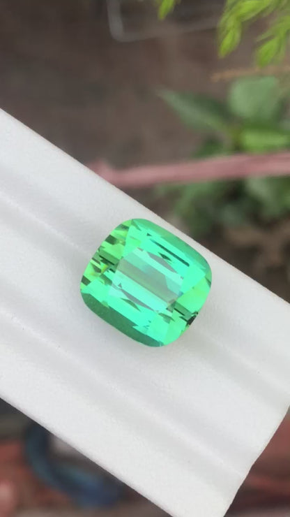 25.22 Carat Bluish-Green Tourmaline