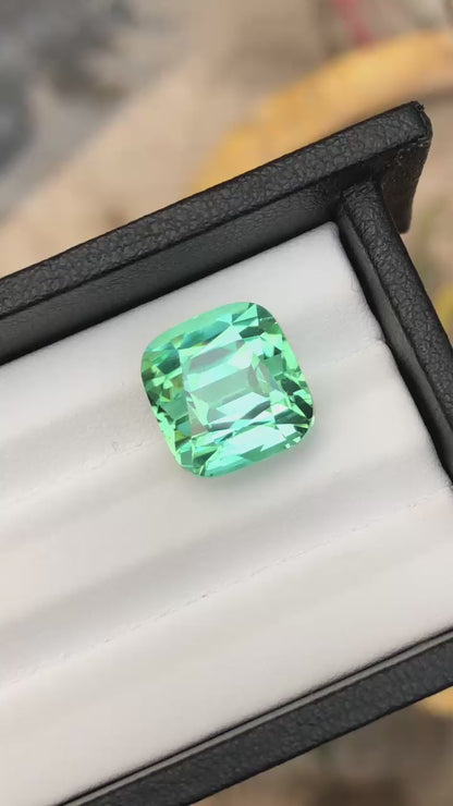 13.30 Carat Mint Green Tourmaline
