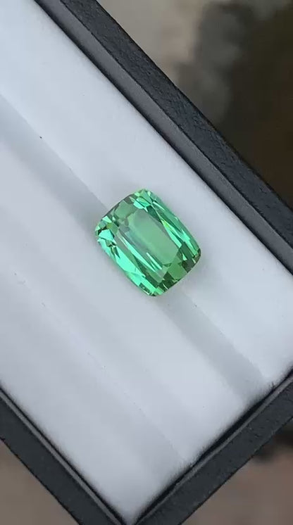 7.15 Carat Bluish-Green Tourmaline