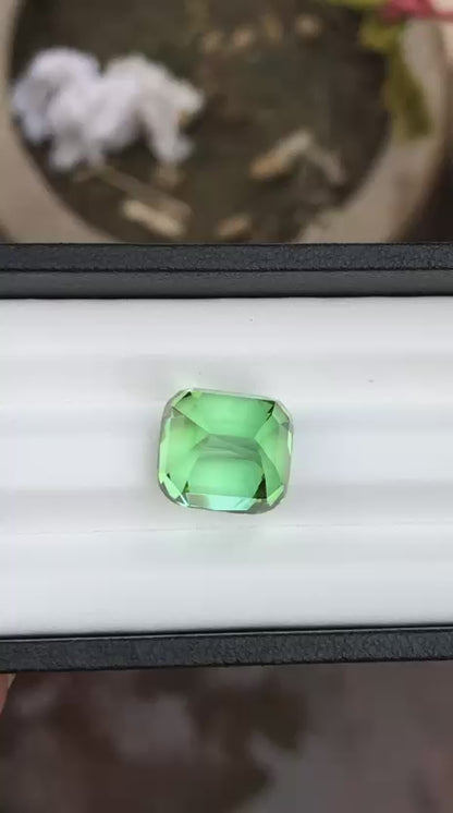 15.58 Carat Bluish-Green Tourmaline