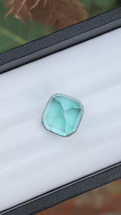 7.54 Carat Seafoam Blue Tourmaline