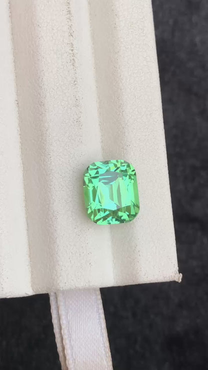 5.24 Carat Bluish-Green Tourmaline