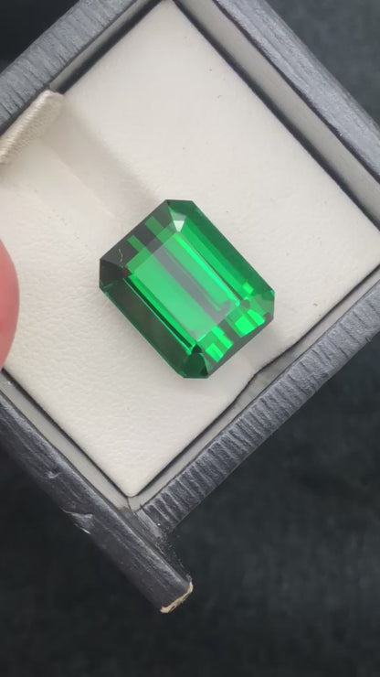 17.50 Carat Strong Green Tourmaline