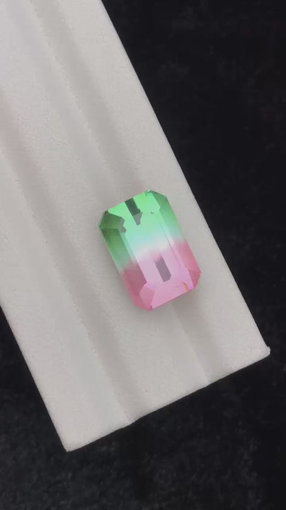 14.75 Carat Bicolour Tourmaline