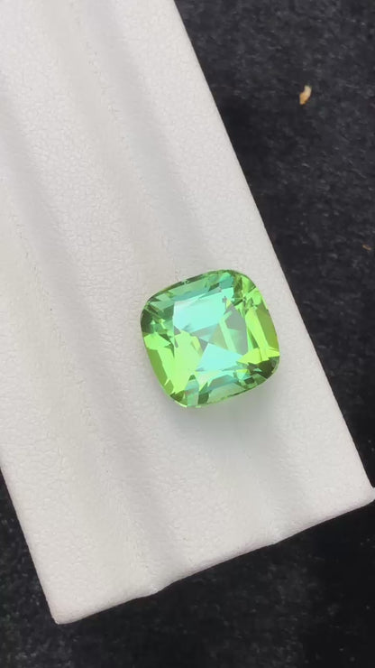 10.44 Carat Bluish-Green Tourmaline