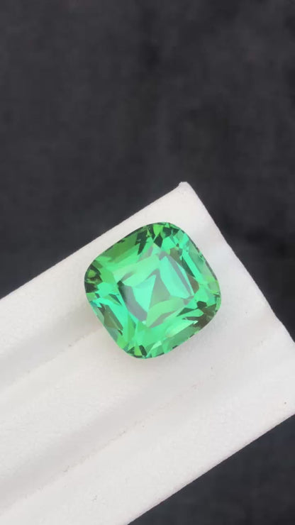 20.80 Carat Top Green Tourmaline