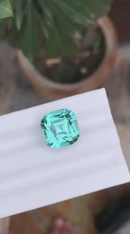 12.63 Carat Seafoam Tourmaline