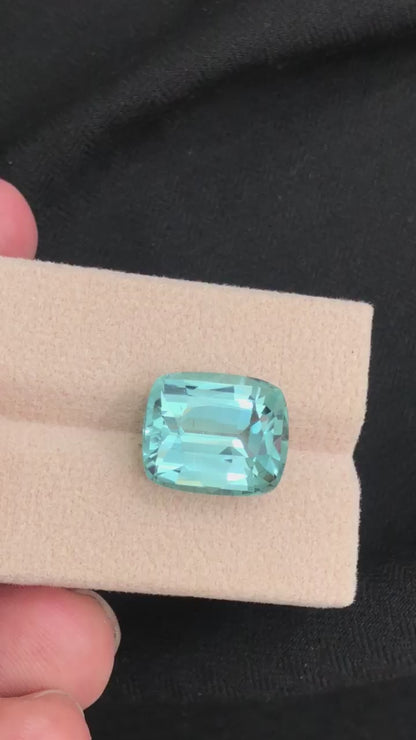 11.90 carat Lagoon-Colour Tourmaline