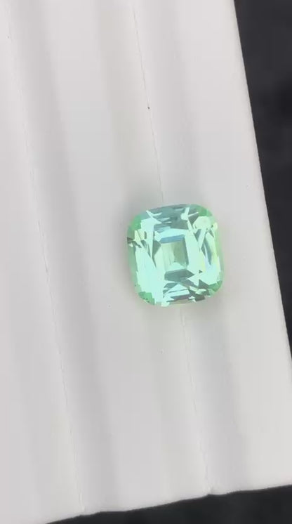 6.73 Carat Mint Seafoam Tourmaline