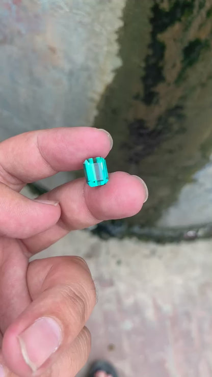 4.45 Carat Top Blue Tourmaline