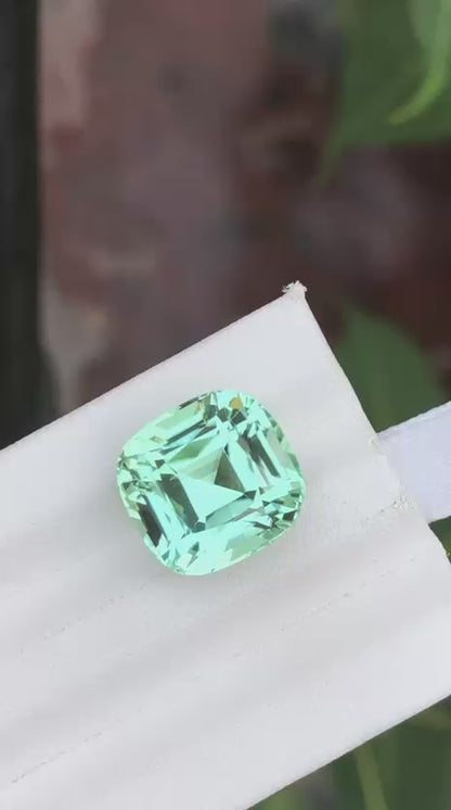 11.64 Carat Mint Green Tourmaline