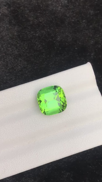 7.79 Carat Apple Green Tourmaline