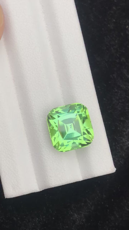 11.90 Carat Natural Green Tourmaline