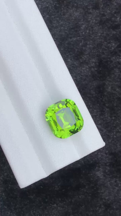 11.44 Carat Apple Green Tourmaline